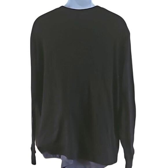 NWOT Target Men’s Black Long Sleeve T-Shirt Back Skeleton Graphic Print Size XL - Picture 2 of 6